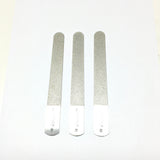 SAPPHIRE Stainless Steel Diamond Sapphire Nail File To Clean Your Nail After Cut Or Trim Professional Quality SET OF 3 PCS Macs-0787