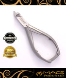 Macs Toe Nail Nipper Moon Shape With Double Spring 5.5" With Back Made Of High Grade Surgical Stainless Steel Professional Quality-0790