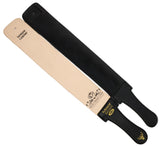 Professional Quality Sharpening Strop One Side Made of Real Leather and Other  Black Side Is Canvas, 3" Macs-2010