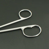 INGROWN ToeNail Scissors One Blade Serrated Edges 2nd Blade Sharp Straight with One Large Ring Best Macs Professional Quality -0561