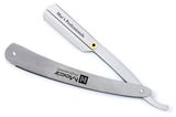 Macs Professional Barber Straight Edge Razor Safety with 300 Hi-Chromium Derby Blades - Easy Blades Replacement Mechanism - Close Shaving Men's Manual Shaver - Perfect for Barbershops - Macs-043B3