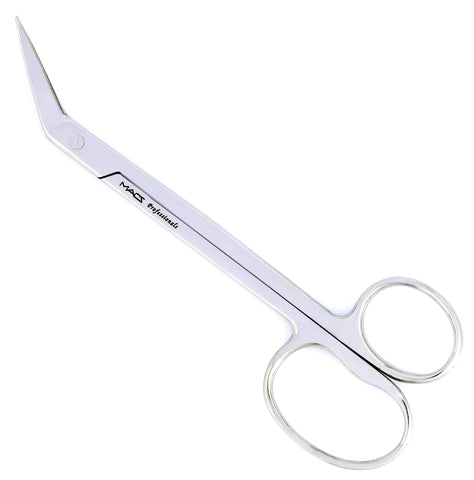 INGROWN ToeNail Scissors One Blade Serrated Edges 2nd Blade Sharp Straight with One Large Ring Best Macs Professional Quality -0561
