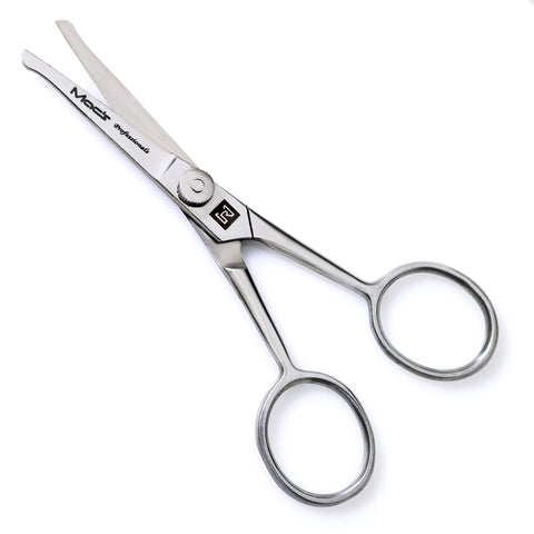 Macs Professional ,Beard & Mustache Scissors With Adjustable Nob,Precise Facial Hair Trimming - Sharpness and Stainless Steel Give These Scissors Durability That Will Last, -60105