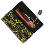 Macs Professional ,Beard & Mustache Scissors With Comb ,Precise Facial Hair Trimming - Sharpness and One Blade Has Serration Stainless Steel Give These Scissors Durability That Will Last-3-1328