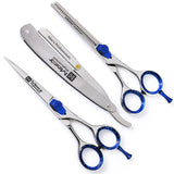 Macs Professional Barber Scissor Razors Edge Hair Cutting Scissors Set Contain 5 Pcs 6" Barber Shears /Scissors With 6" Texturizing /Thinning Shears Set Made Of Japanese High Grade Stainles Steel -15031