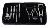 MANICURE & PEDICURE-ToeNail and Nail Care Complete Set-8 PCs Macs Professional Ingrown Toenail Set For Thick Nails Heavy Duty Made of High Grade Surgical Stainless Steel Macs Professional-852