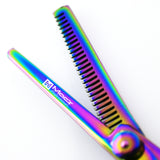 Macs Professional Titanium Barber Scissor Razors Edge Hair Cutting Scissors Set Contain 5 Pcs 6.25" Barber Shears /Scissors With 6.25" Texturizing /Thinning Shears Set Made Of  J440 Japanese High Grade Stainless Steel -15029