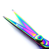 Macs Professional Titanium Barber Scissor Razors Edge Hair Cutting Scissors Set Contain 5 Pcs 6.25" Barber Shears /Scissors With 6.25" Texturizing /Thinning Shears Set Made Of  J440 Japanese High Grade Stainless Steel -15029