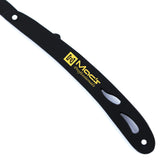 BLACK & GOLD COMBINATION Stainless Steel Barber Straight Edge Razor with Hi-Chromium Derby 100 Count Blades - Made of Platinum Stainless Steel - With Easy Blades Replacement Mechanism - Macs-045B1