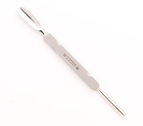 Macs Professional Manicure/Pedicure Cuticle Pusher/ Cleaner Remover & Nail Pusher Double Ended (2 In 1) Made From 100% Stainless Steel - Nail Cuticle Remover and Cleaner Ideal For Nail Art,-19-155 (1-Pusher / Cleaner)
