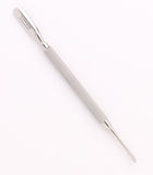 Macs Professional Manicure/Pedicure Cuticle Pusher-9mm/ Cleaner Remover & Nail Pusher Double Ended (2 In 1) Made From 100% Stainless Steel - Nail Cuticle Remover and Cleaner Ideal For Nail Art,-19-160 (1-Pusher / Cleaner