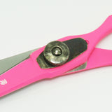 Macs Professional Beauty full Pink Soft Color Razors Edge Barber Hair Cutting Scissor /Shear Made Of 440 Japanese Stainless Steel 5.5" -15045